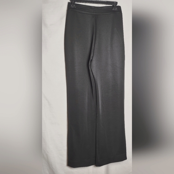 Zara Black Knit High Waisted Wide Leg Pants - Picture 2 of 9